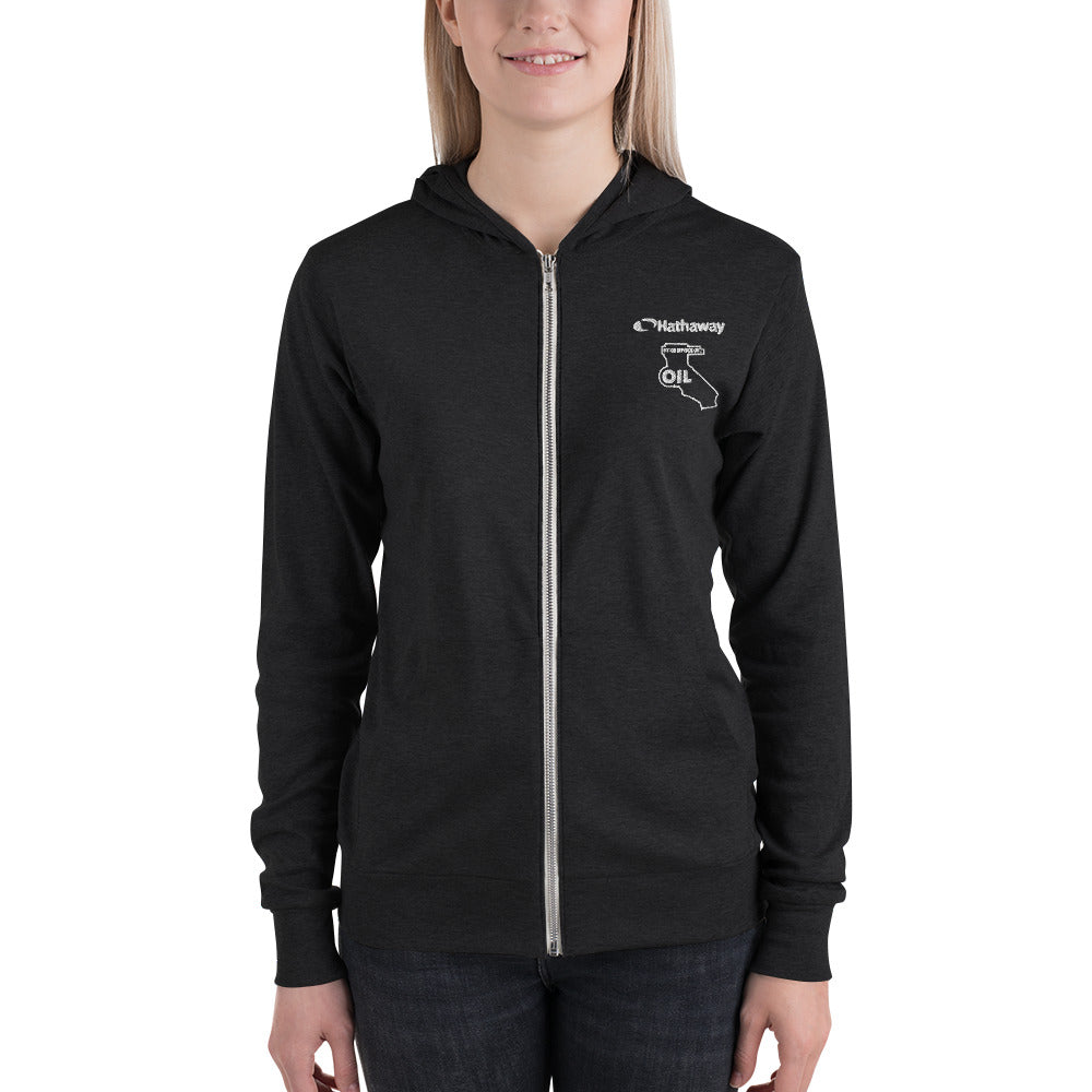 Unisex zip hoodie