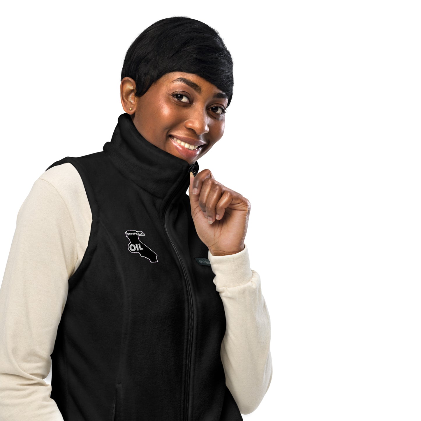 Women’s My Job Depends on Oil Fleece Vest