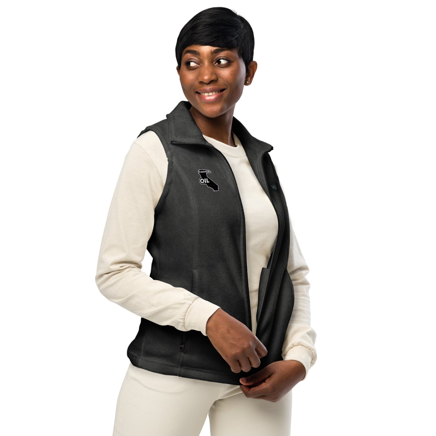 Women’s My Job Depends on Oil Fleece Vest