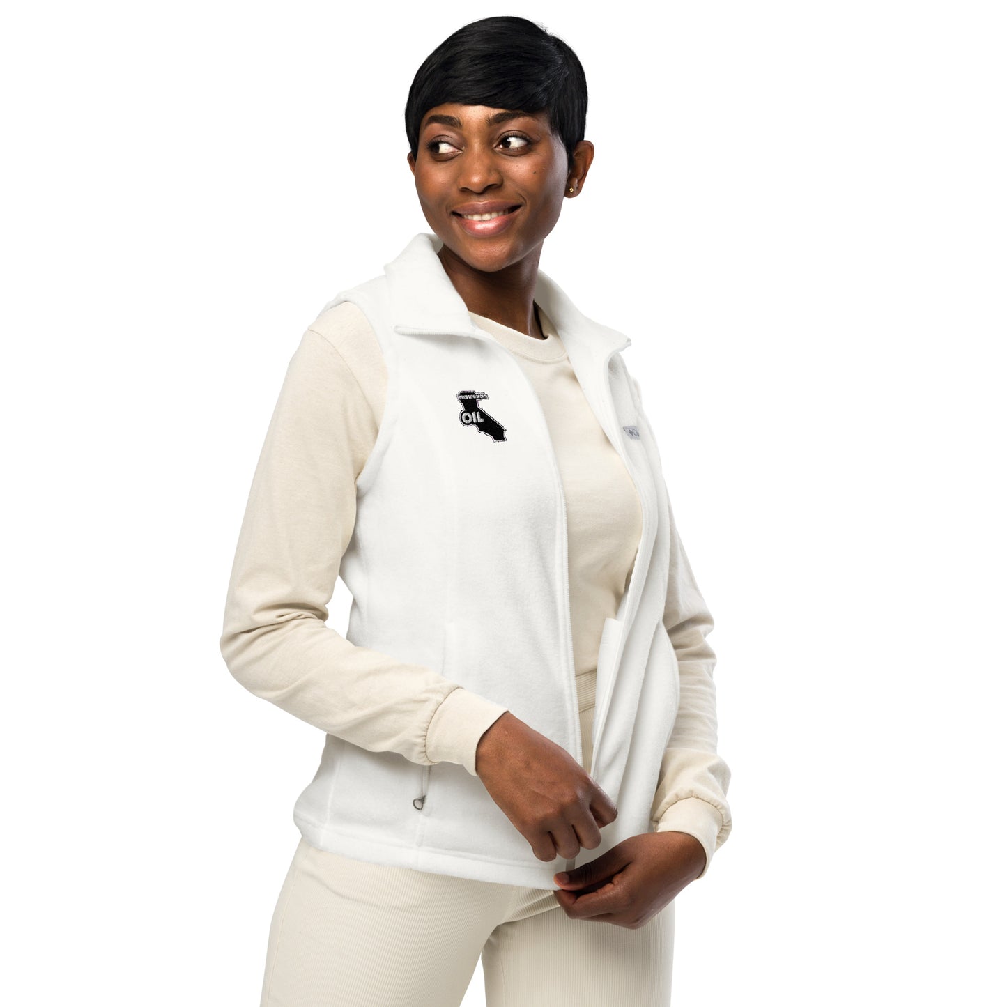 Women’s My Job Depends on Oil Fleece Vest