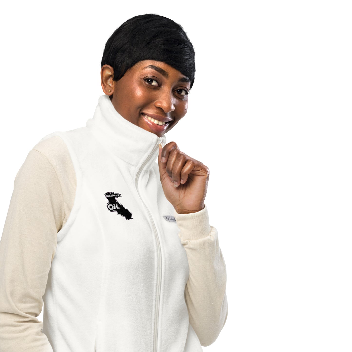 Women’s My Job Depends on Oil Fleece Vest