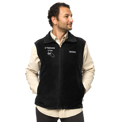Hathaway -  Men's My Job Depends on Oil  Columbia fleece vest