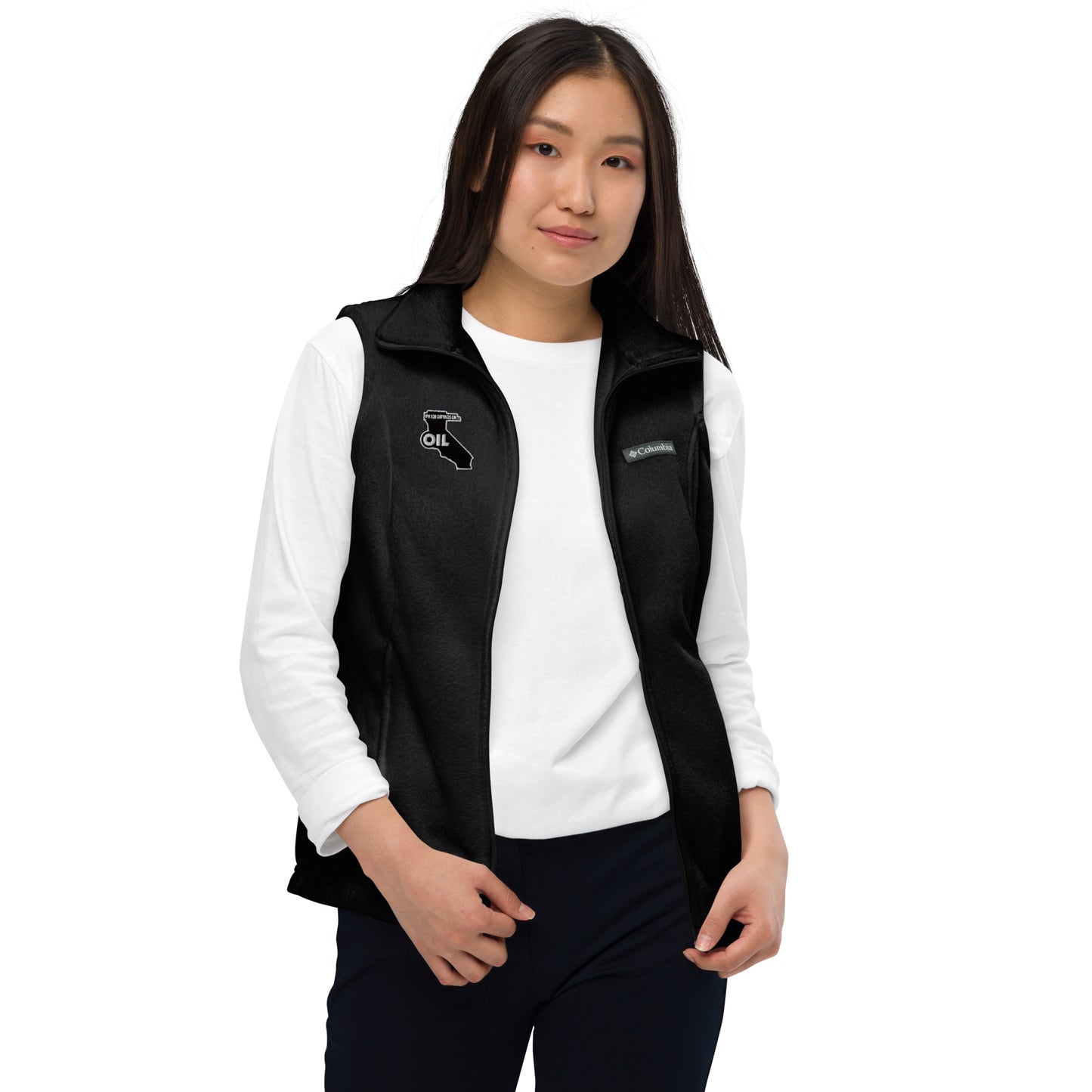 Women’s My Job Depends on Oil Fleece Vest